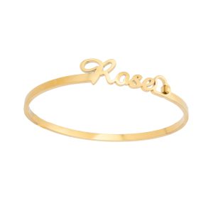 Rose personalized bracelet